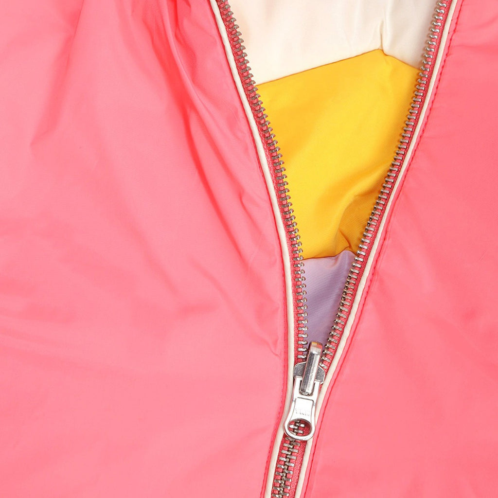 Cherry Crumble Multicolor Cut & Sew Polyester Full Sleeves Hooded Casual Wear Regular Fit Reversible Jacket For Boys And Girls