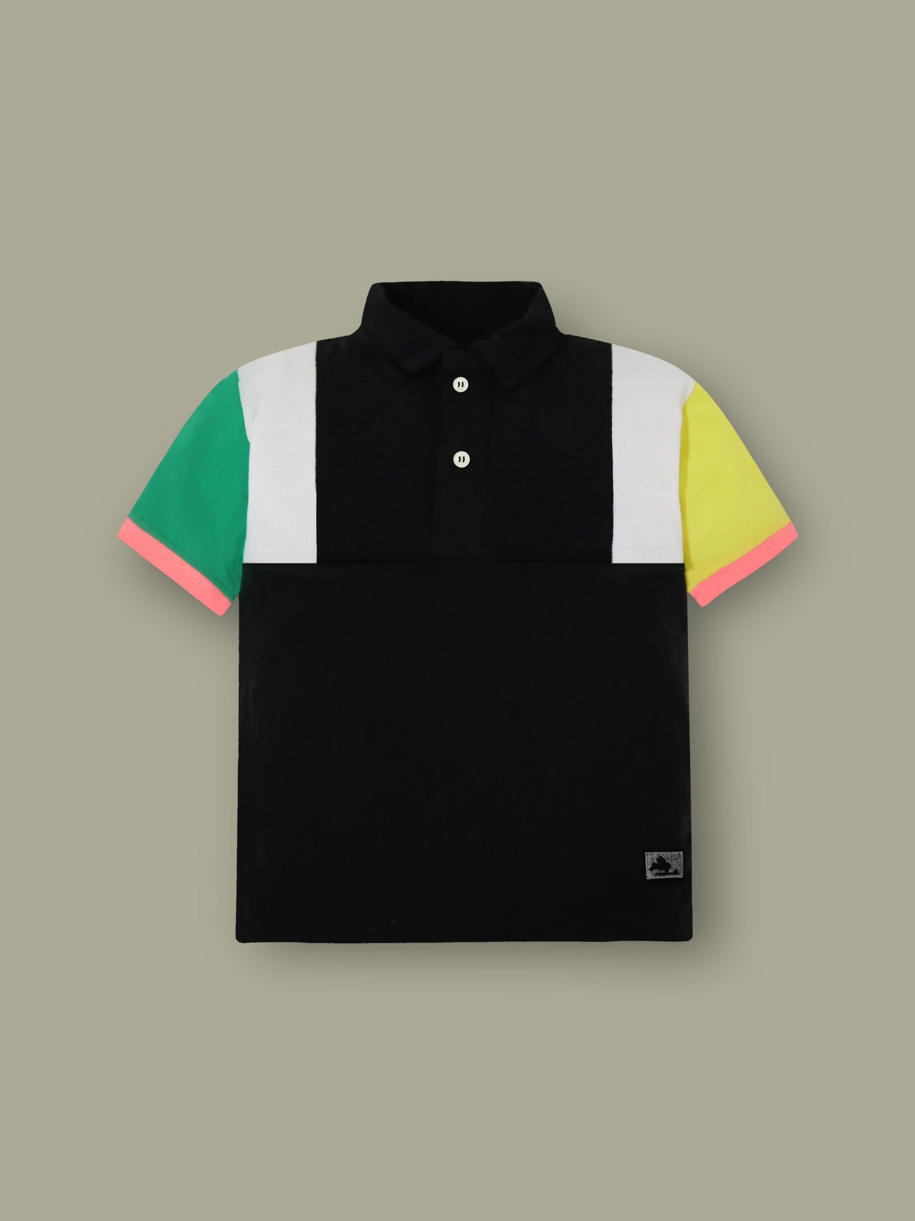 Multicolor Vibe Casual Polo T-Shirt
