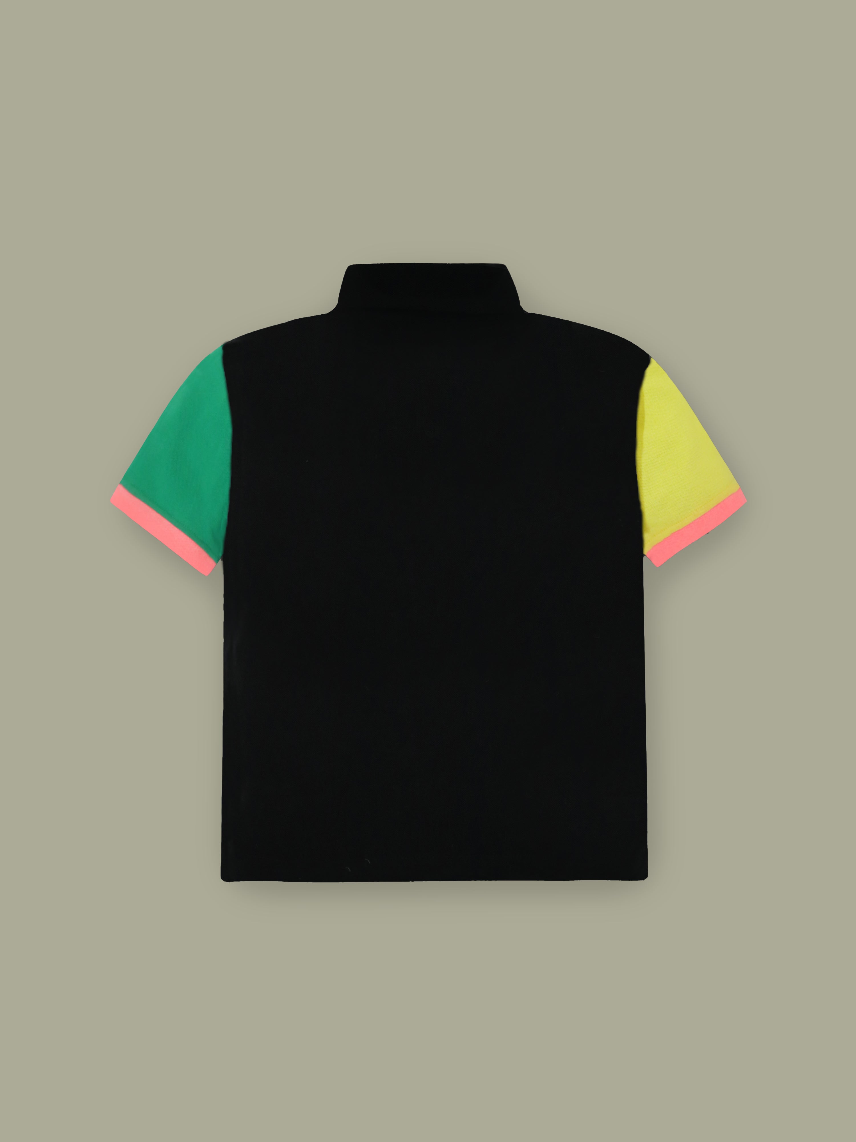 Multicolor Vibe Casual Polo T-Shirt