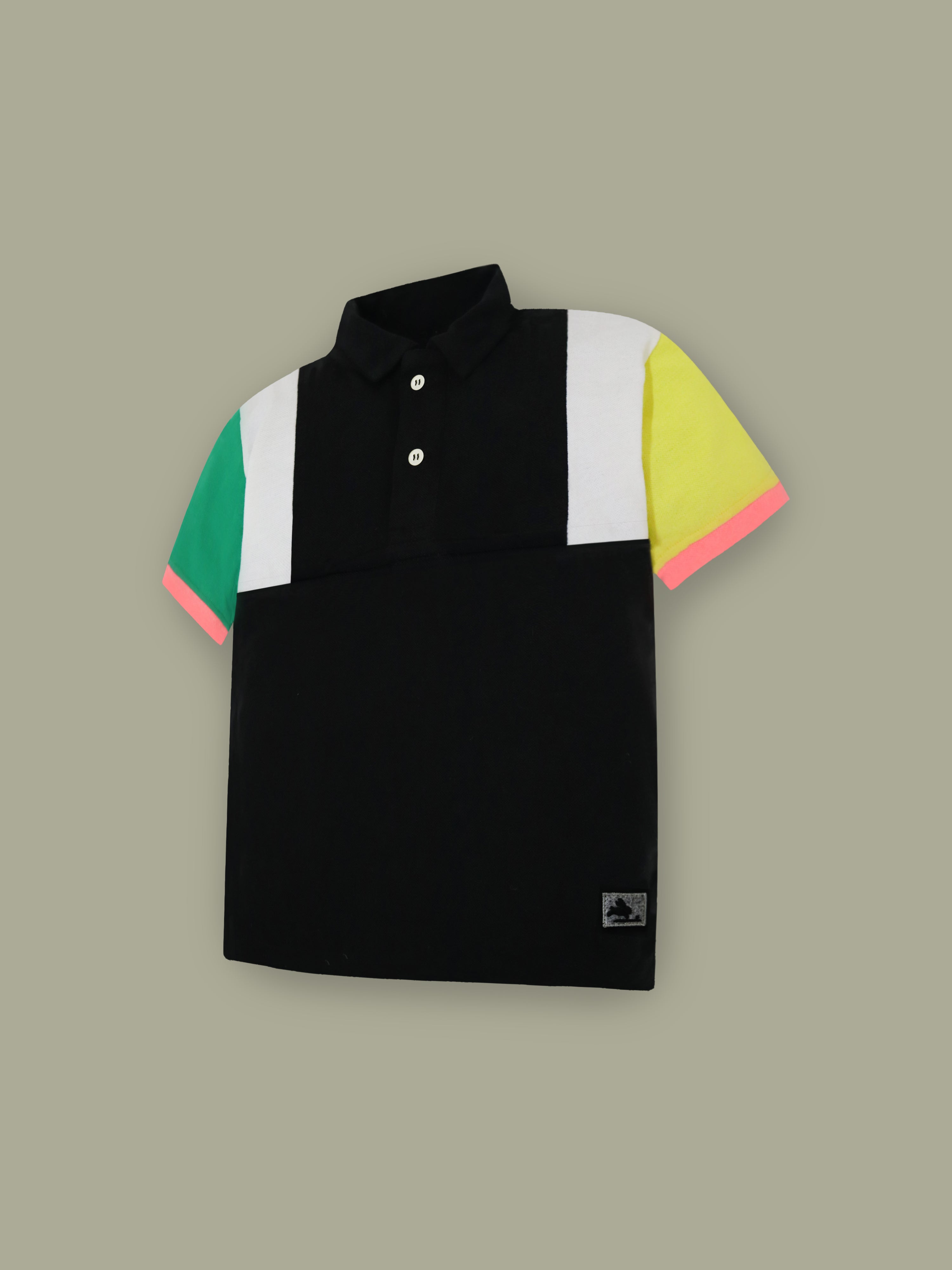 Multicolor Vibe Casual Polo T-Shirt
