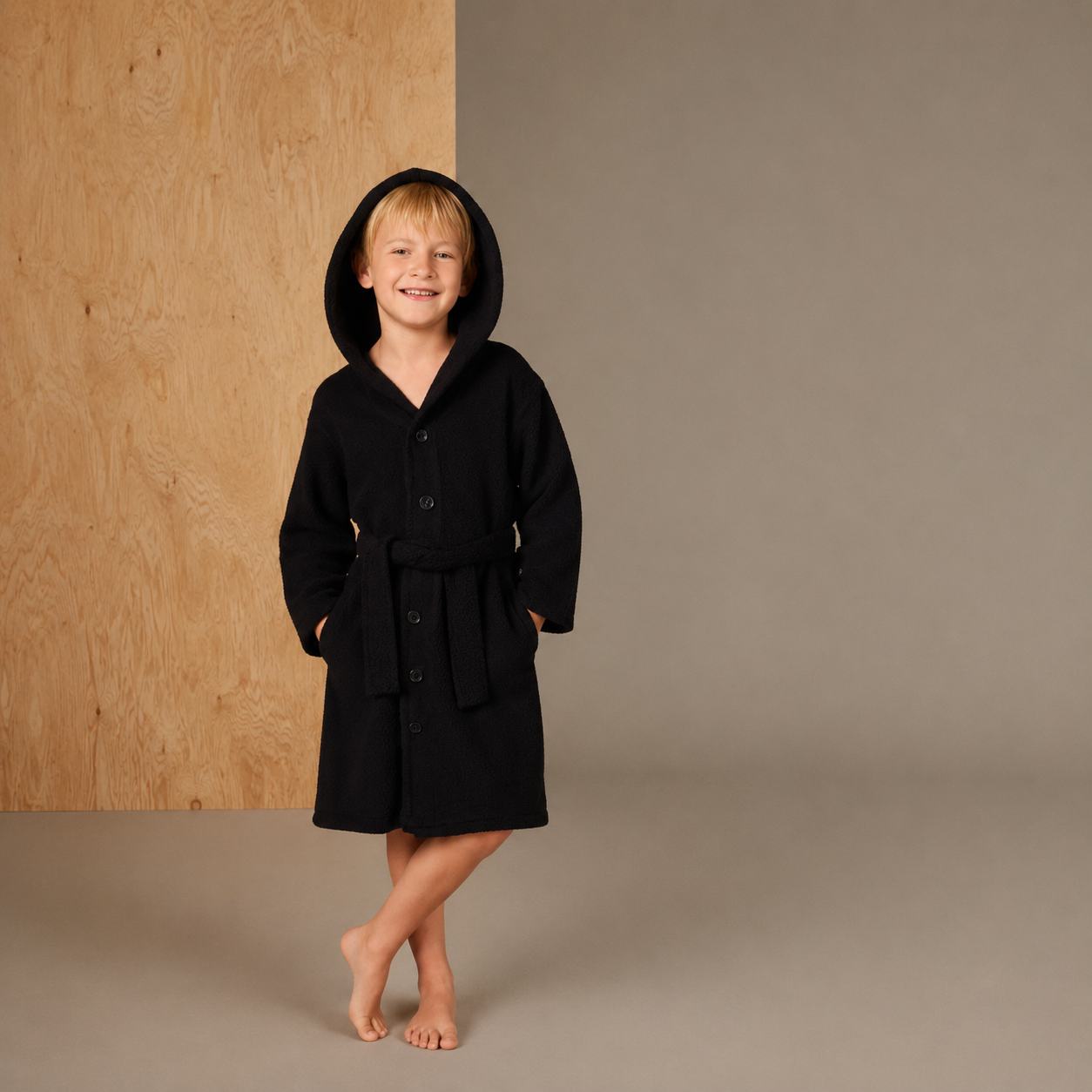 Tenue d'hiver tendance noire douillette
