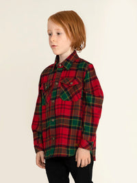 Red & Green Checkered Adorable Smart Outfit