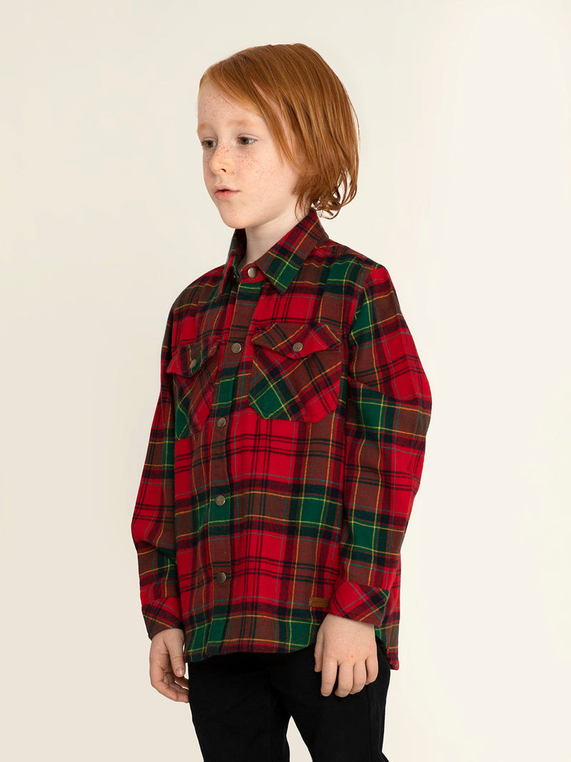 Red & Green Checkered Adorable Smart Outfit