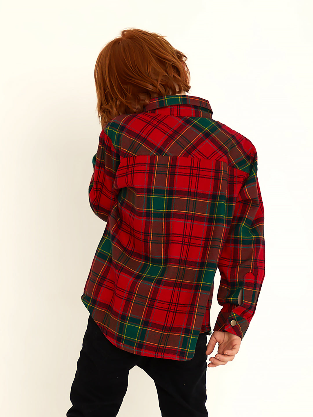 Cherry Crumble Red & Green Checkered Adorable Smart Outfit