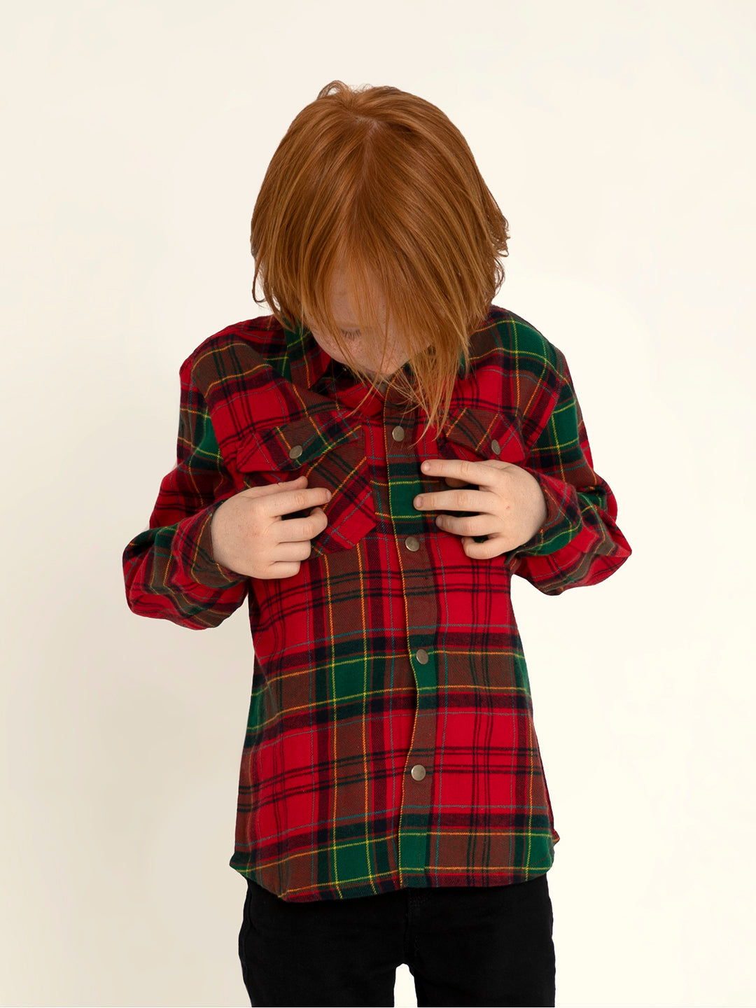 Cherry Crumble Red & Green Checkered Adorable Smart Outfit