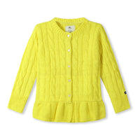 Yellow Solid Cozy Sweater