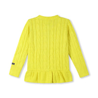 Yellow Solid Cozy Sweater