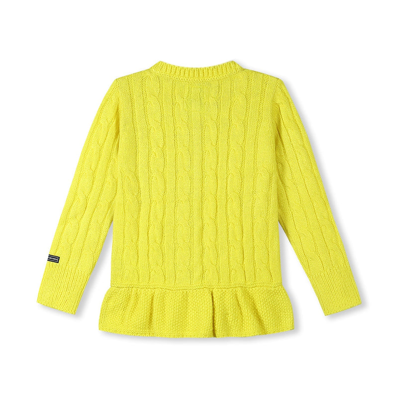 Yellow Solid Cozy Sweater