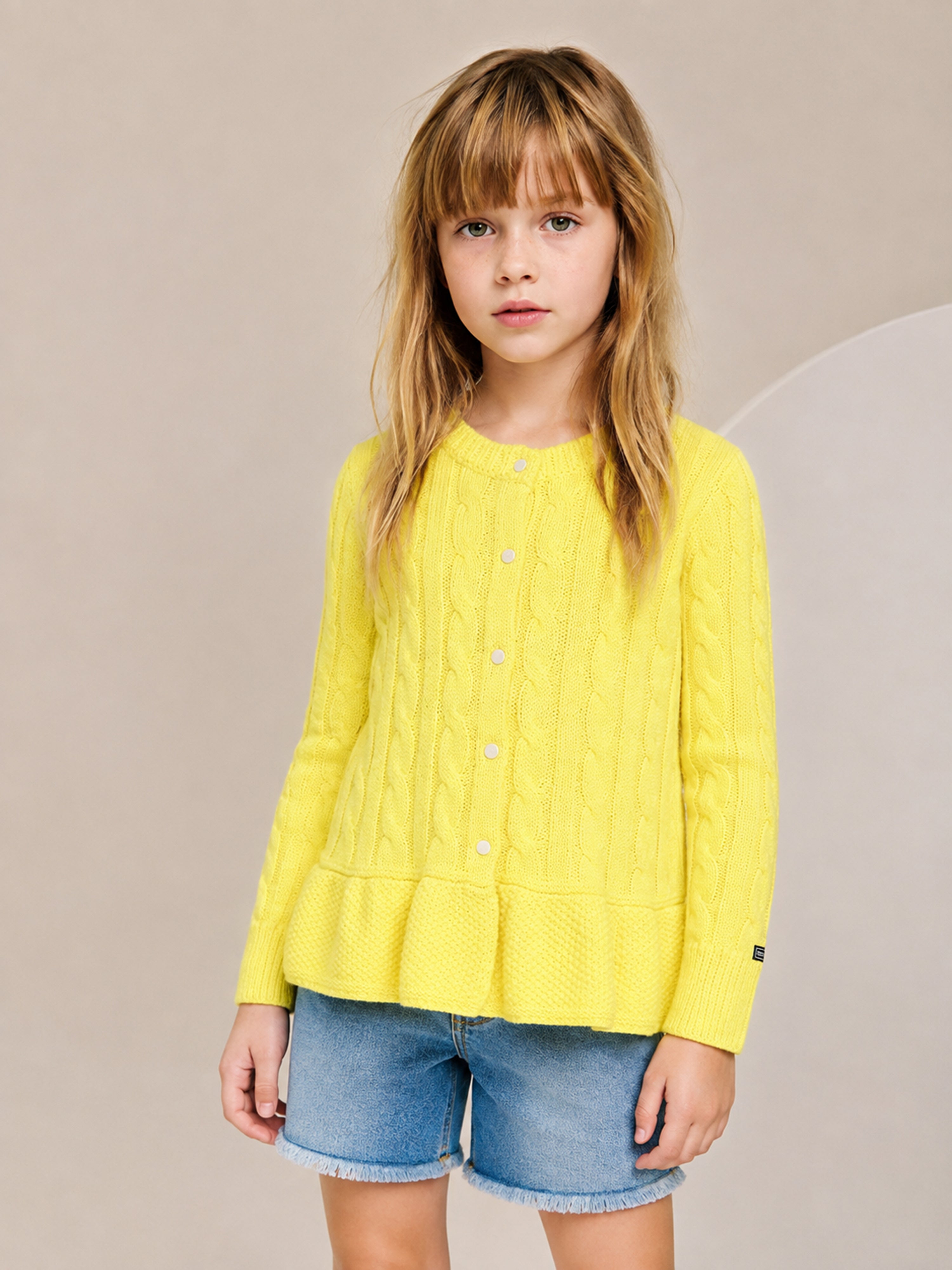 Yellow Solid Cozy Sweater