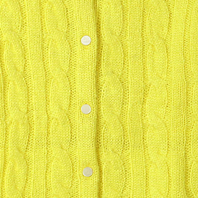 Yellow Solid Cozy Sweater