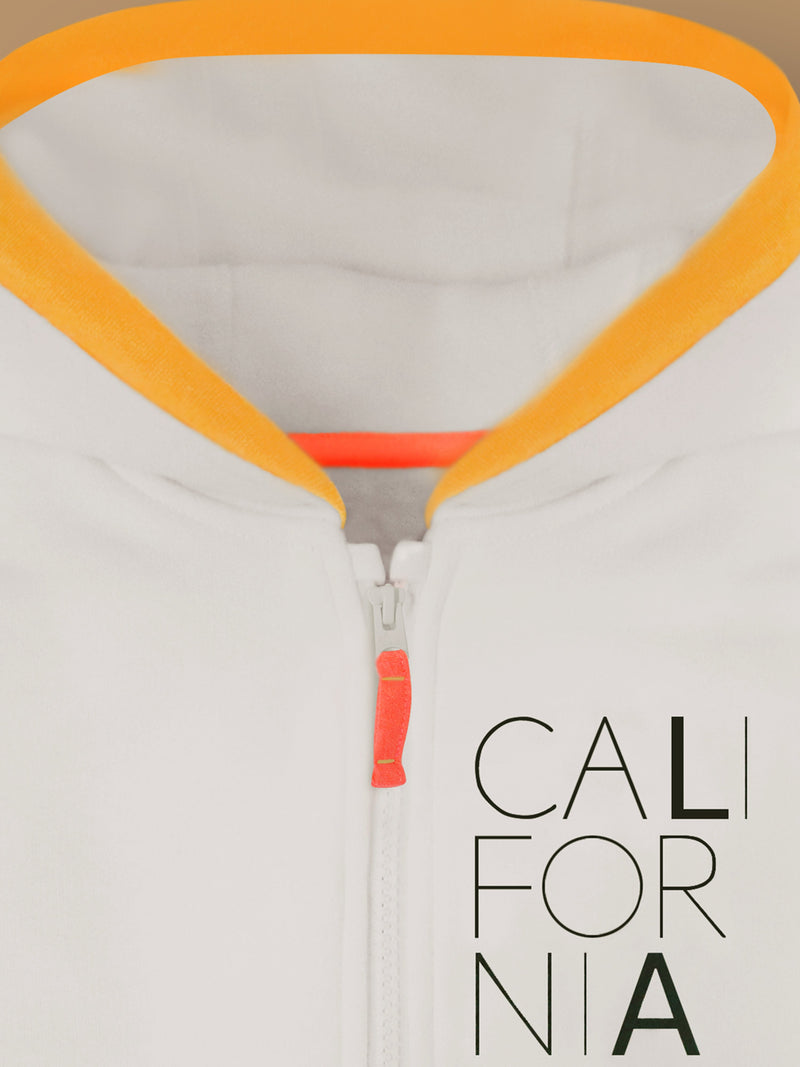 A Comfortable, Full Front Zip Hoodie With Kangaroo Pocket Detail, Contrasting Collar Bone, Contrasting Varsity Stripes On The Arm And A Ribbed Hem. Supersoft.