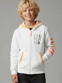 A Comfortable, Full Front Zip Hoodie With Kangaroo Pocket Detail, Contrasting Collar Bone, Contrasting Varsity Stripes On The Arm And A Ribbed Hem. Supersoft.