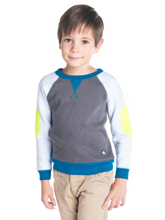 Cherry Crumble Grey Solid Cute Smart Sweatshirt