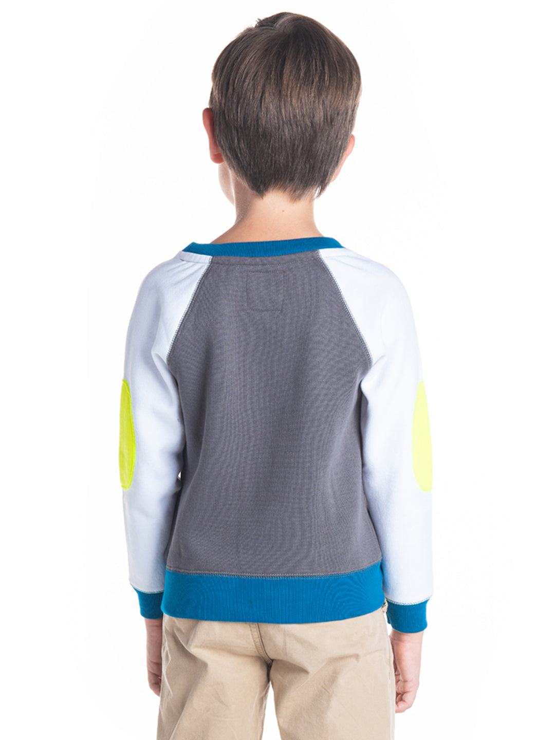 Cherry Crumble Grey Solid Cute Smart Sweatshirt