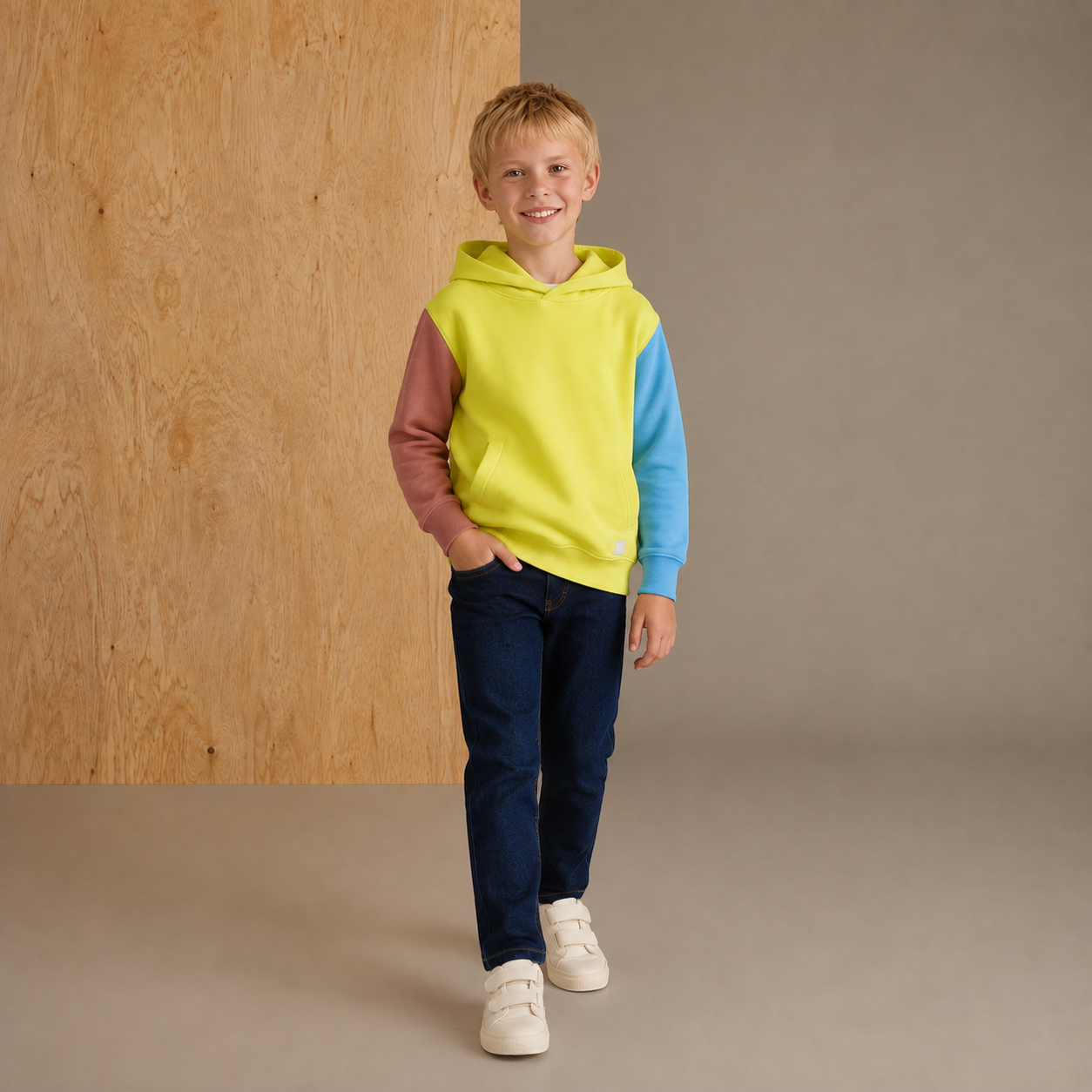 Yellow Solid Cozy Stylish Sweatshirt