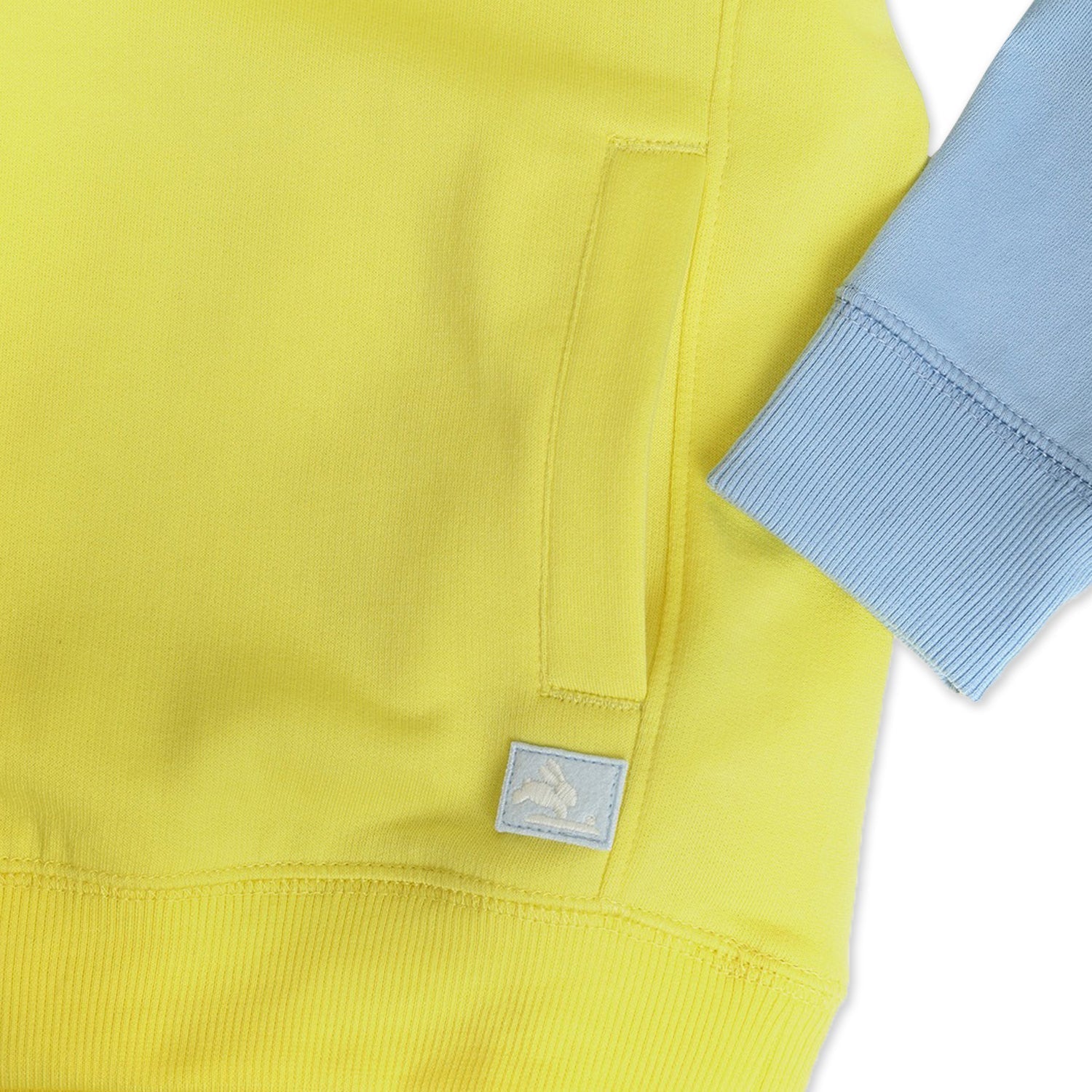 Cherry Crumble Yellow Solid Cozy Stylish Sweatshirt