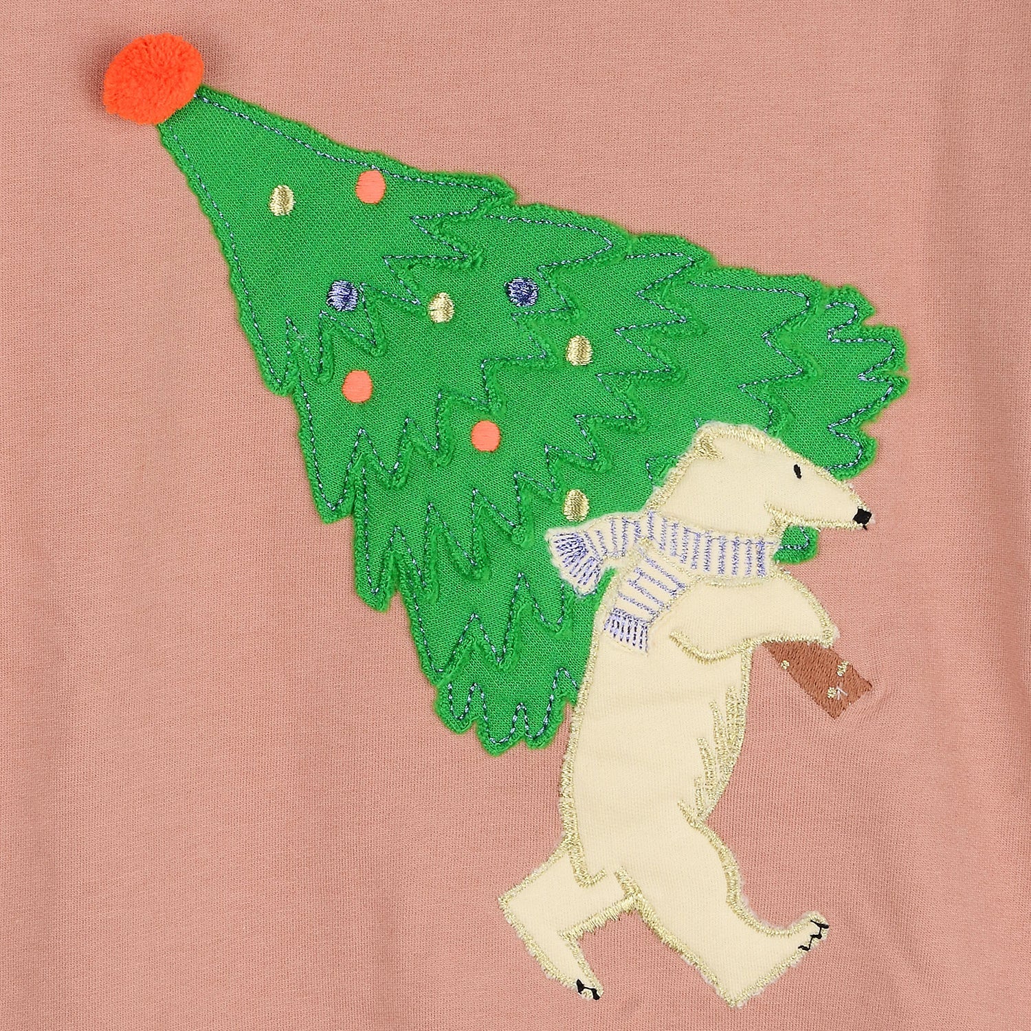 Cherry Crumble Baby Pink Xmas Cozy Sweatshirt