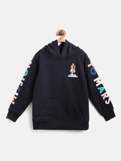 Navy Snuggle Appliqué Sweatshirt