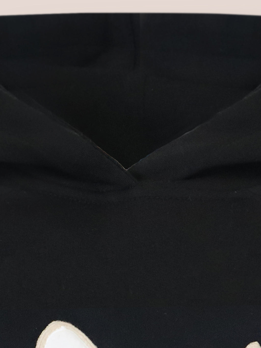 Midnight Black Cozy Fleece Hoodie