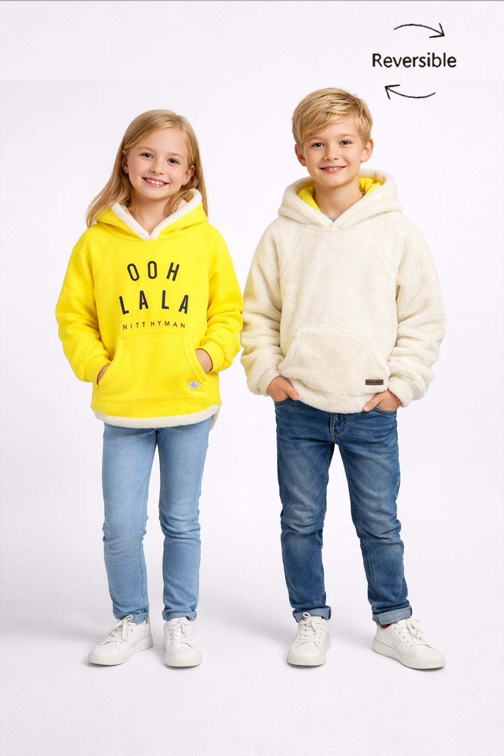 Luxe Yellow Fleece Hoodie