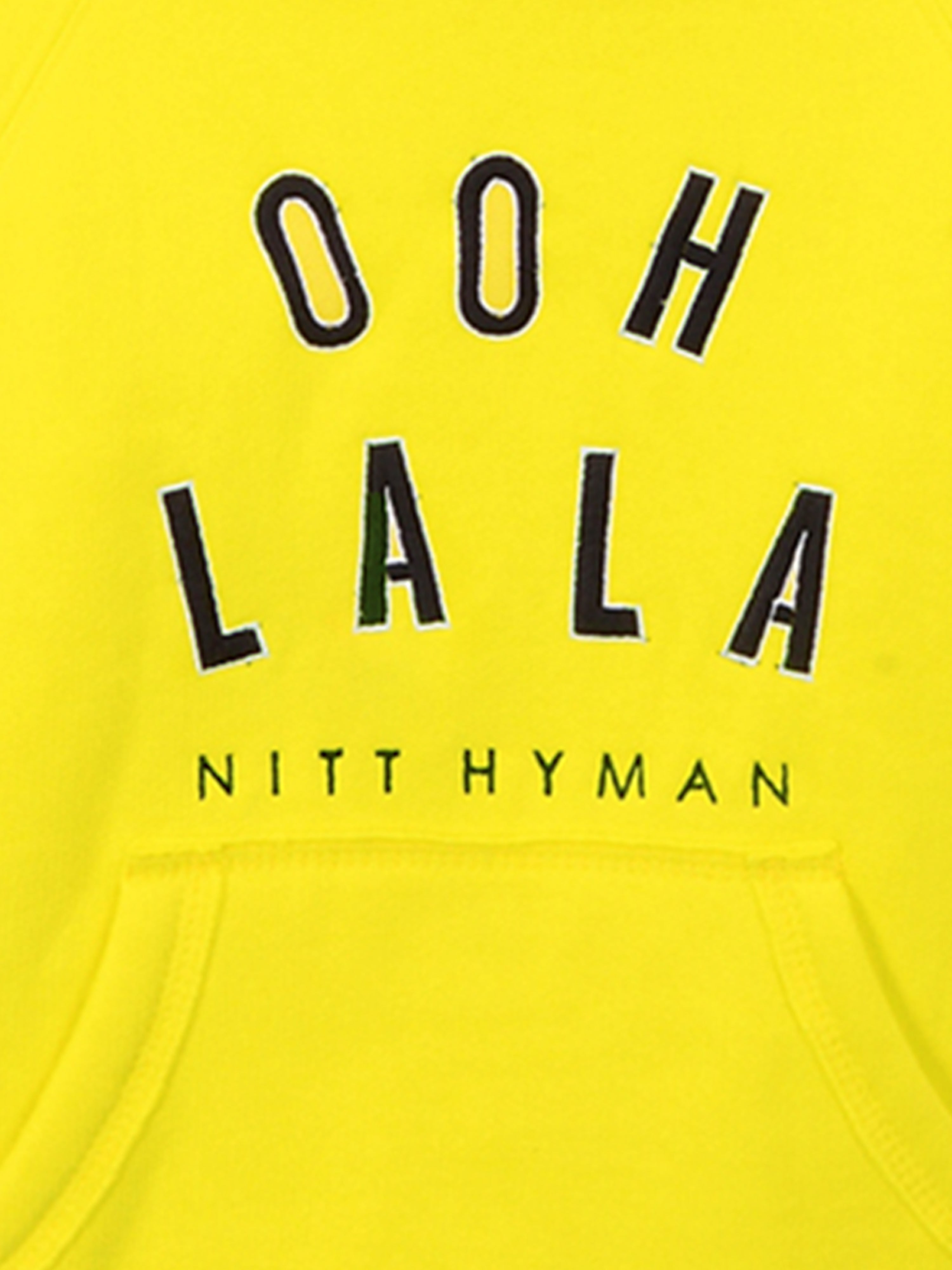 Luxe Yellow Fleece Hoodie