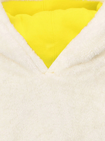 Luxe Yellow Fleece Hoodie