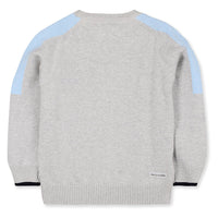 Pom-Pom Grey Fun Stitch Sweater