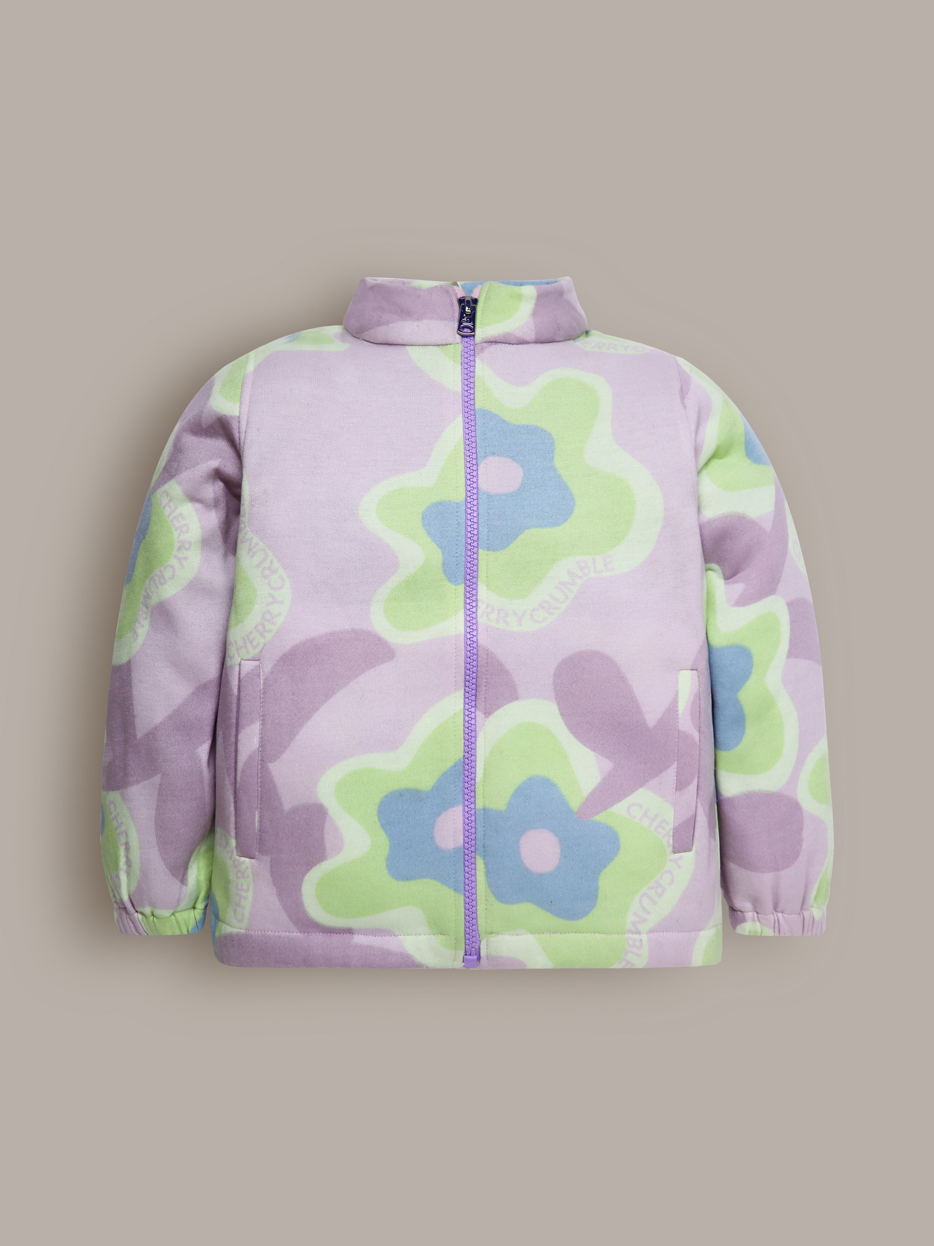 Cherry Crumble Holiday Glow Floral Multicolor Sweatshirt