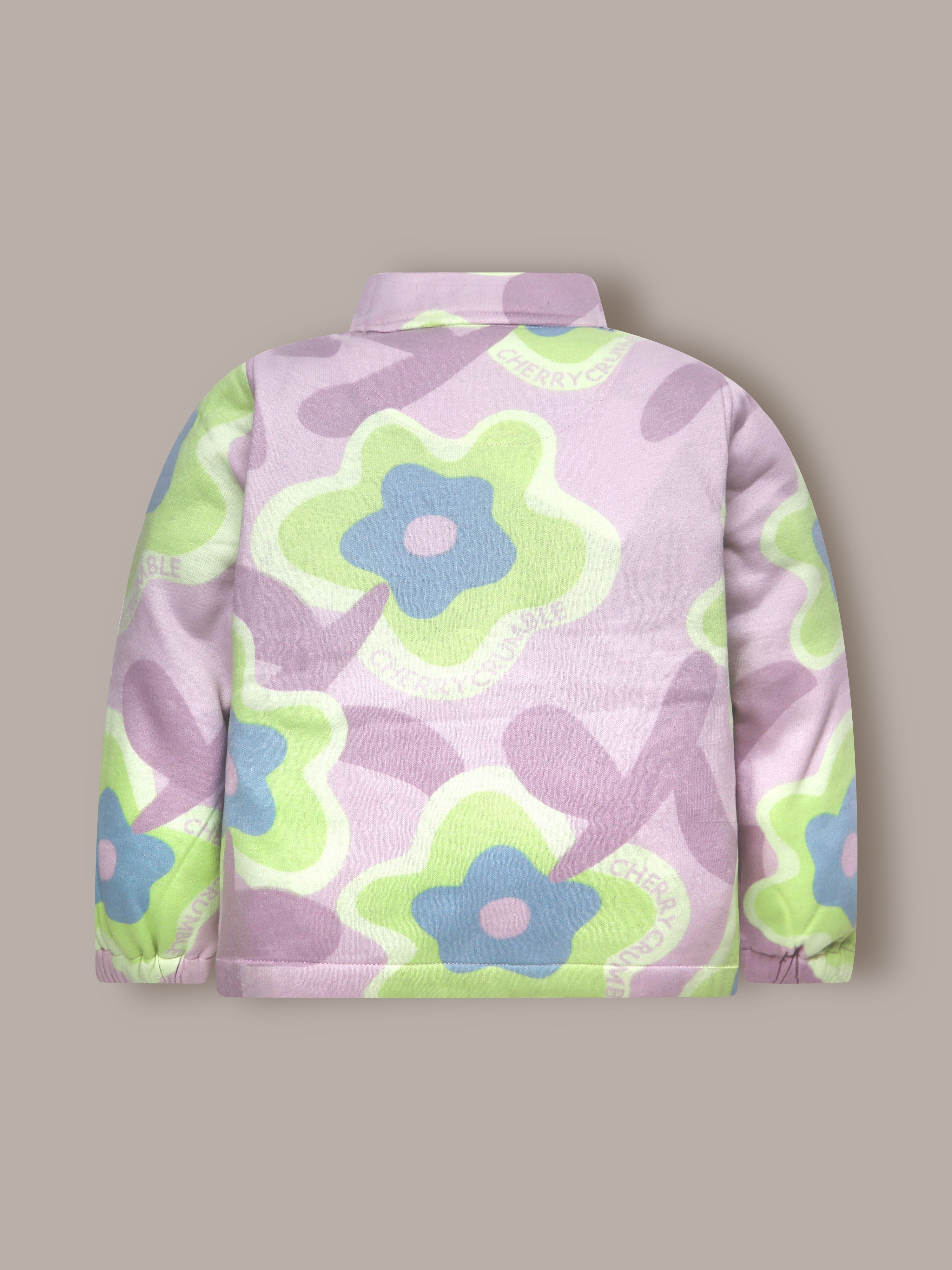 Cherry Crumble Holiday Glow Floral Multicolor Sweatshirt