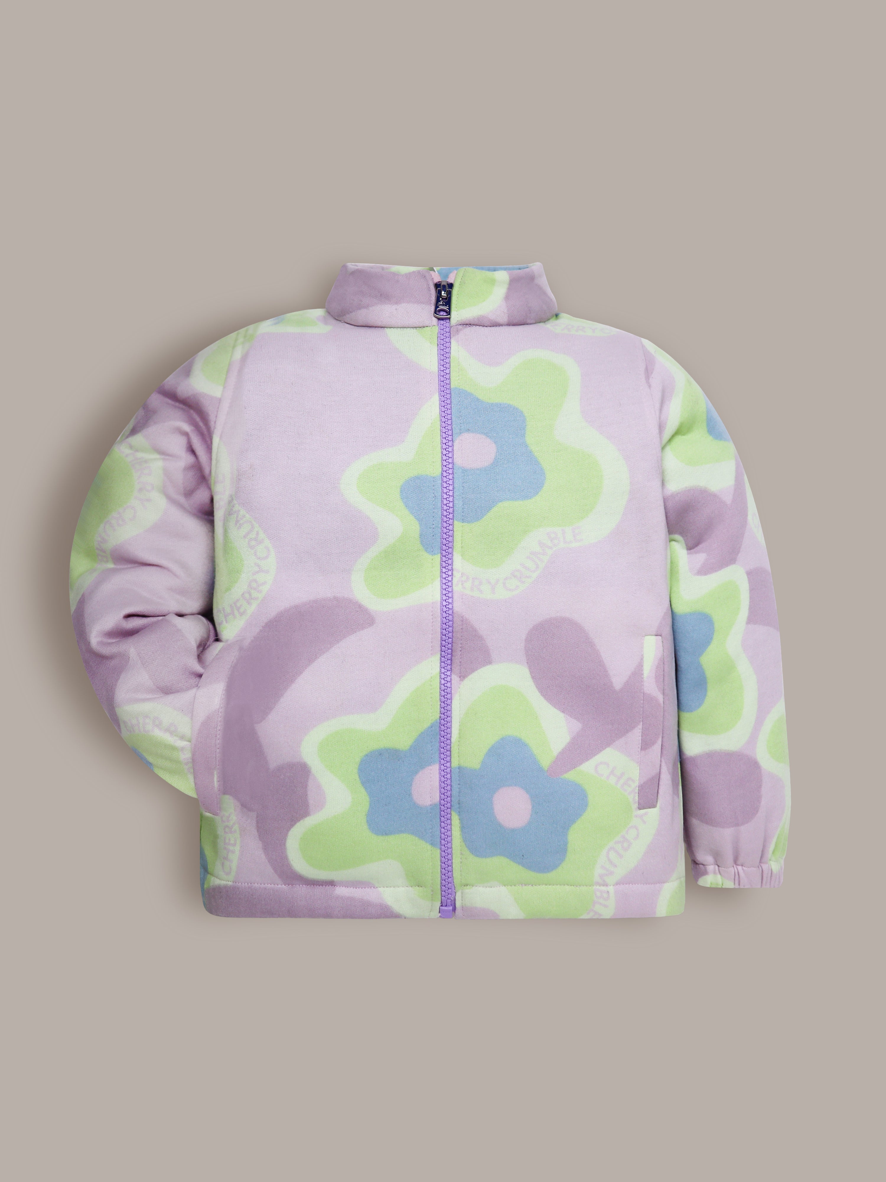 Cherry Crumble Holiday Glow Floral Multicolor Sweatshirt