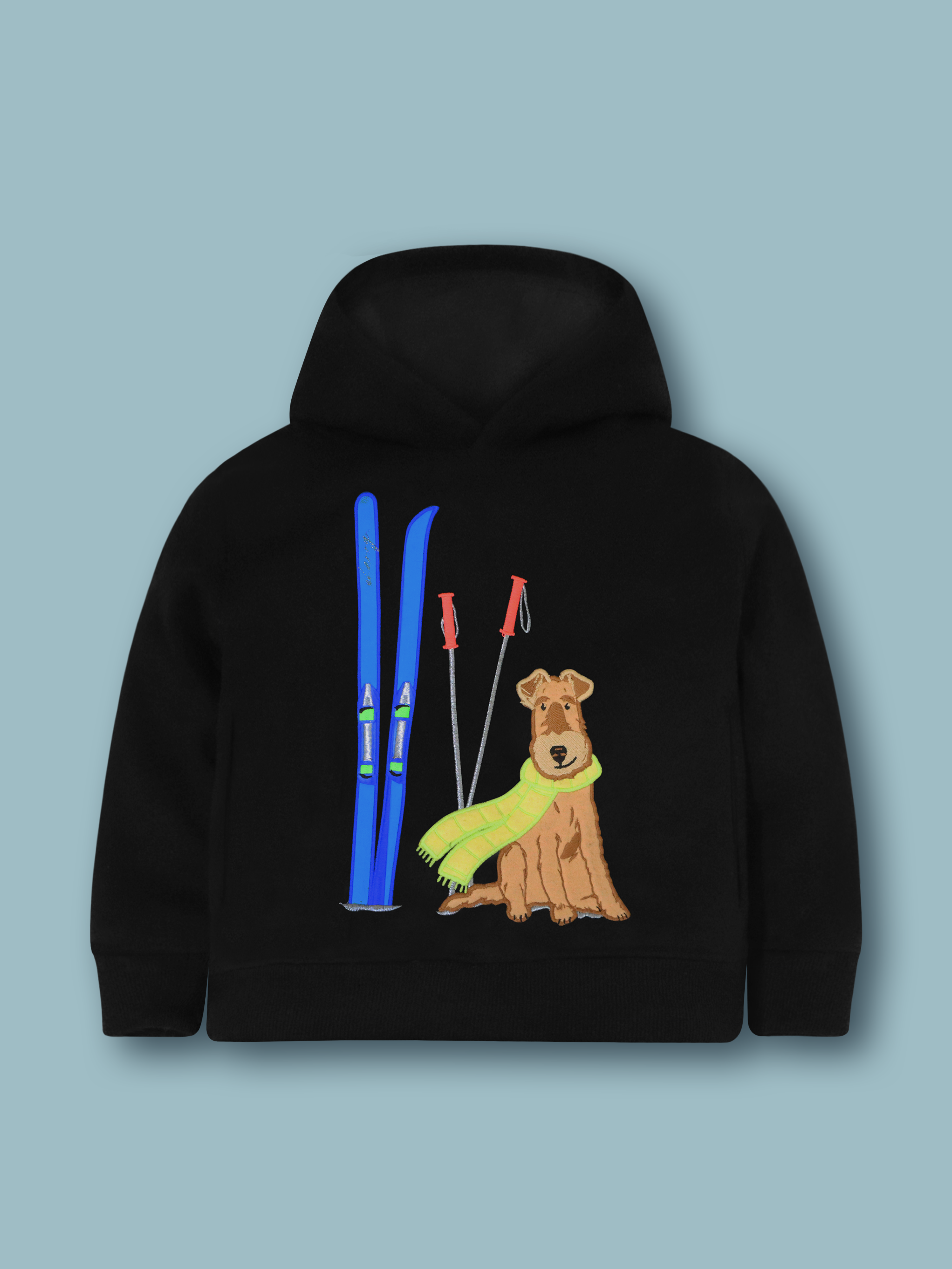 Unisex Black Cozy Hoodie Set