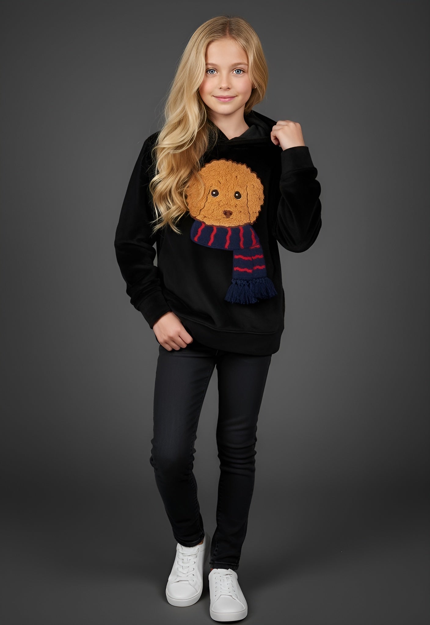 Classic Black Relaxed Fit Hoodie