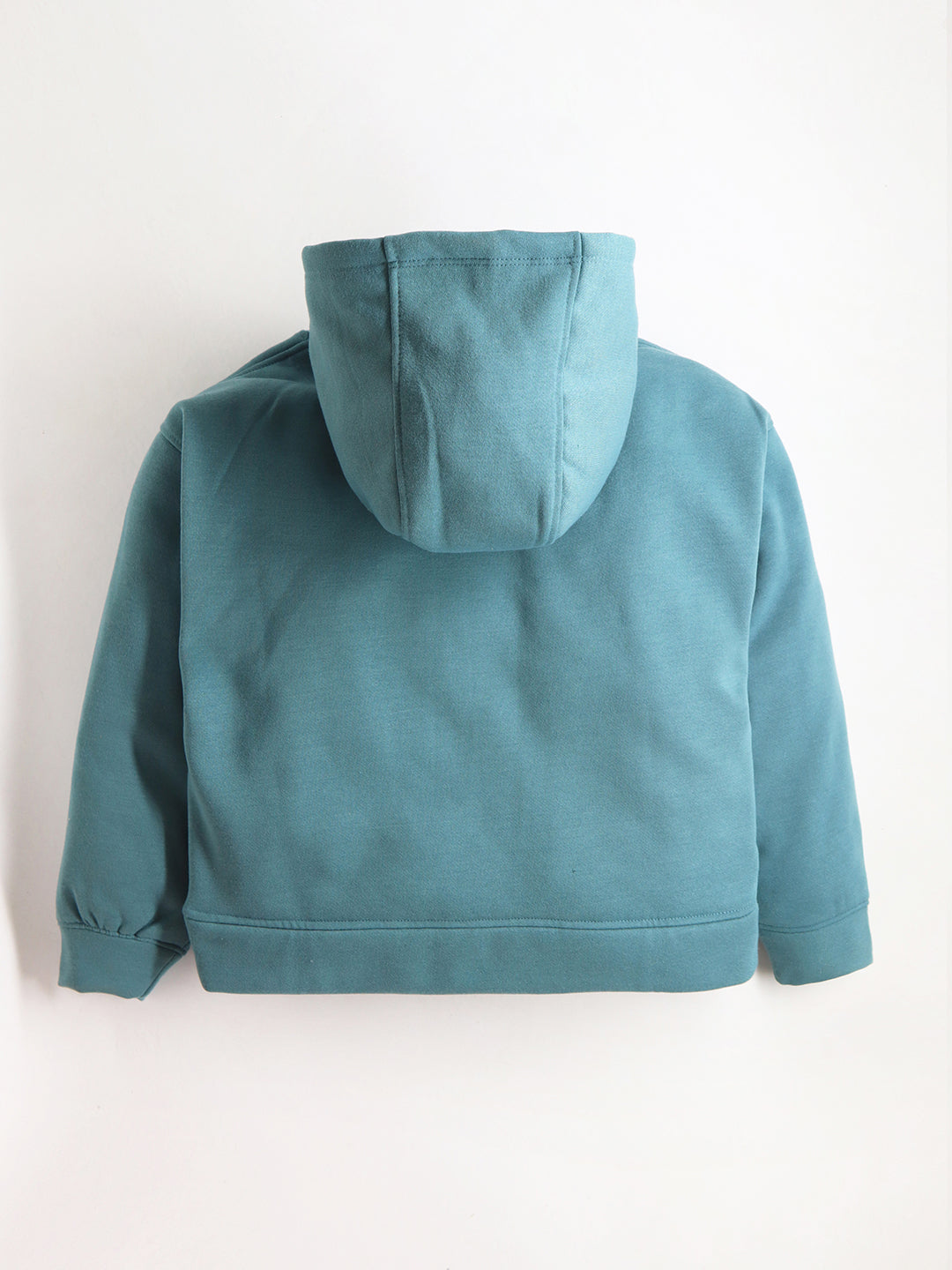 Cherry Crumble Teal Solid Applique Lovely Graceful Sweatshirt