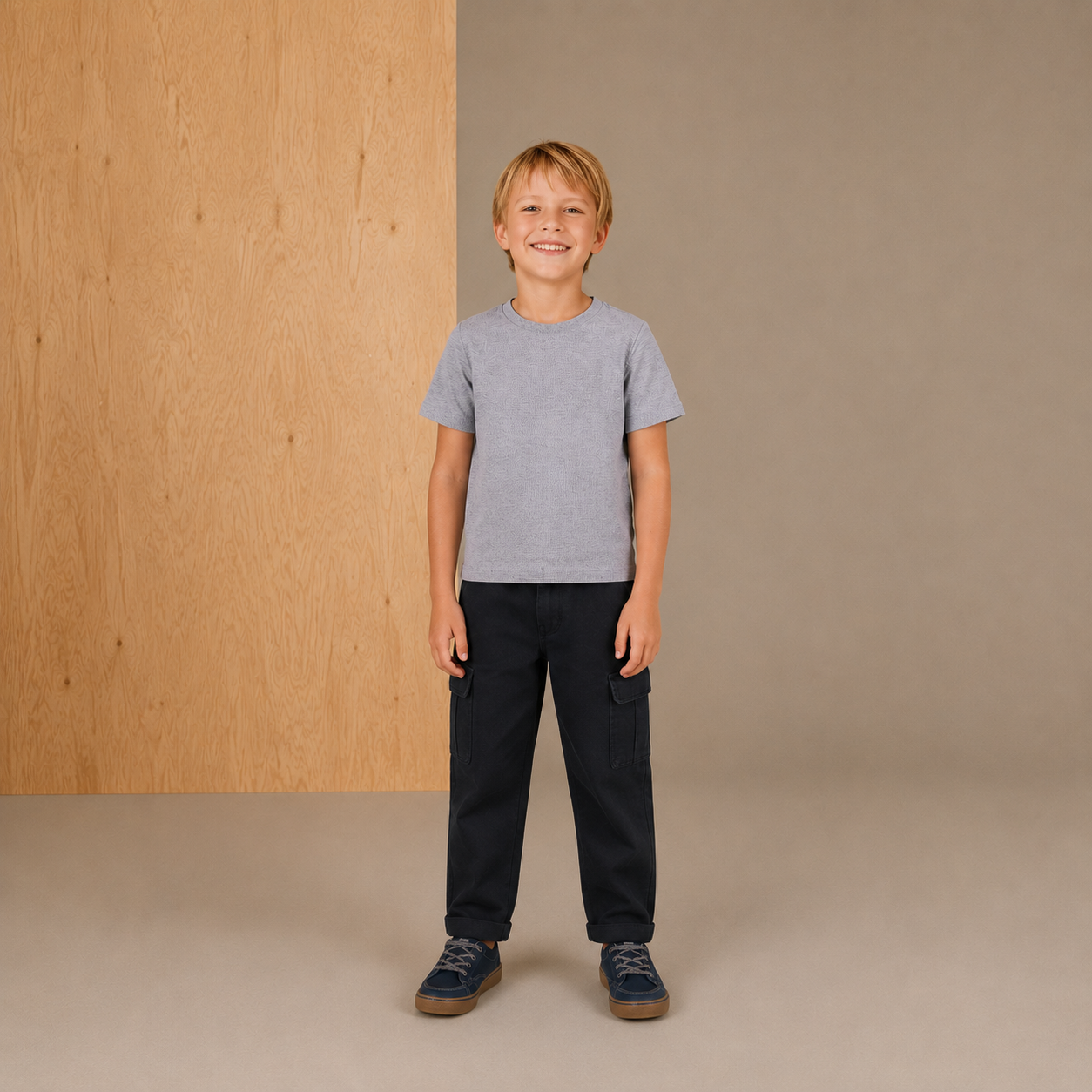 Schwarze, einfarbige und gerippte Breezy-Luxe Sommerjeans