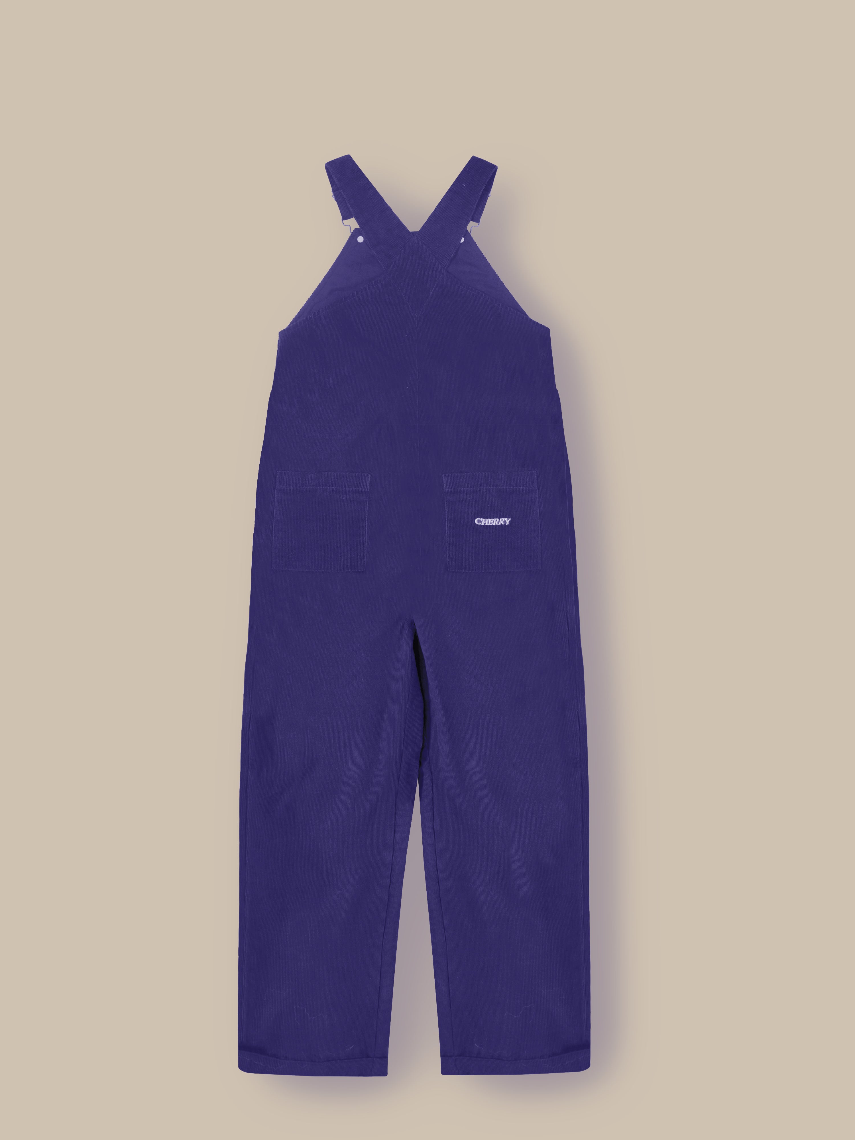 Girls Navy Blue Cotton Dungaree – Classic Summer Fit