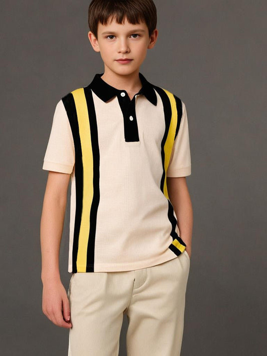 Cherry Crumble Cream Breezy-Trendy Summer Shirt