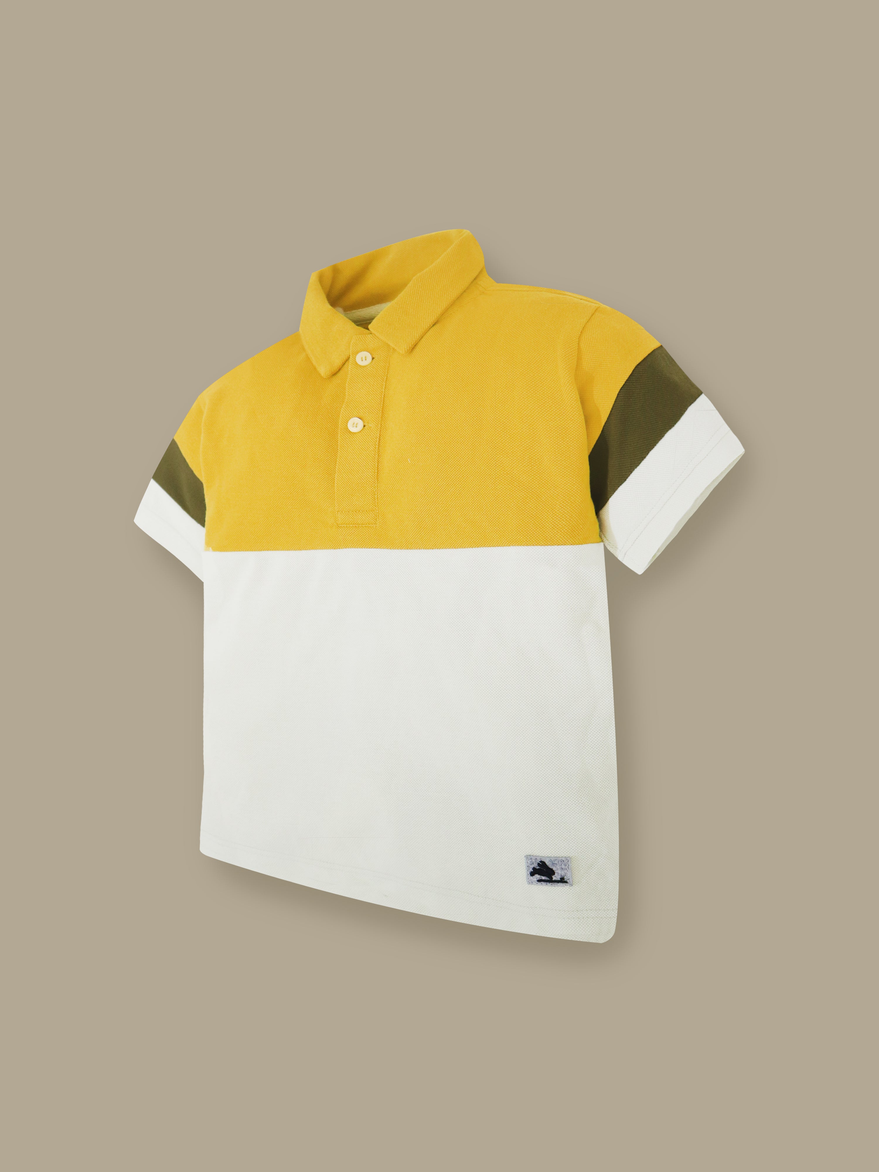Kids Multicolor Comfort Fit Polo T-Shirt