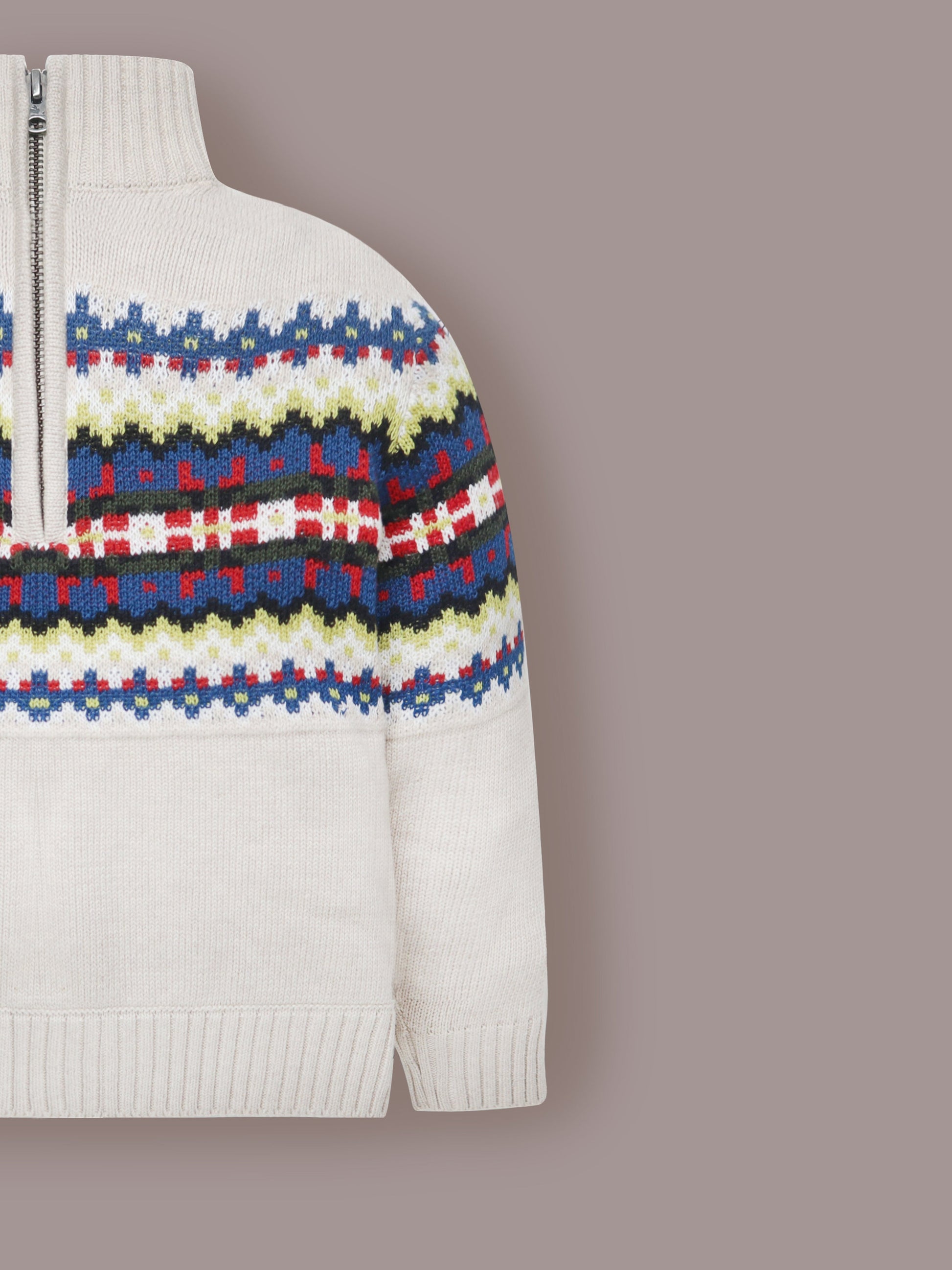 Cherry Crumble Spring Bloom Perky Multicolour Classic Sweater