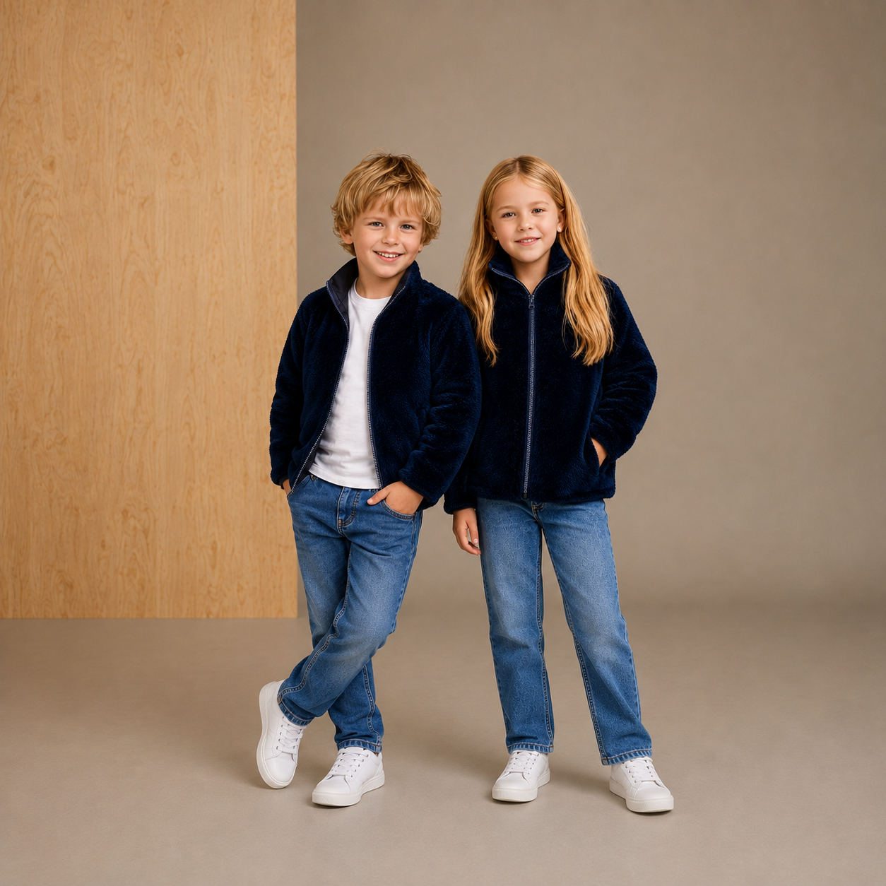 Snuggle Marineblaue Jacke