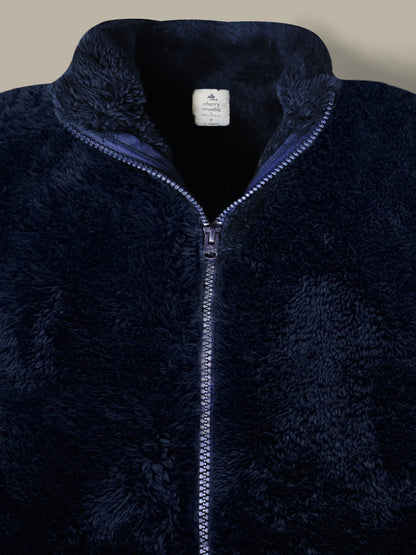 Cherry Crumble Snuggle Navy Jacket