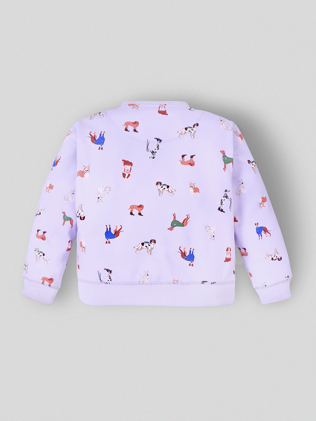 Cherry Crumble Sky Blue Printed Sweet Elegant Nightsuit