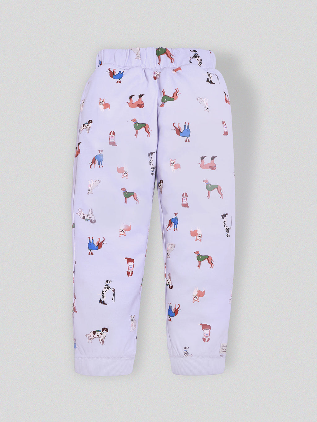 Cherry Crumble Sky Blue Printed Sweet Elegant Nightsuit