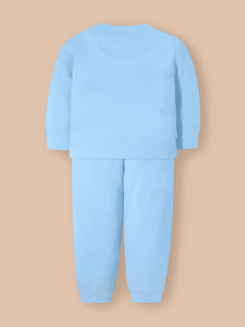 Keep your little ones cozy and stylish this winter with the Cherry Crumble Mint Solid Nightsuit. Made from polyester, this soft and breathable fabric ensures warmth without compromising on comfort.