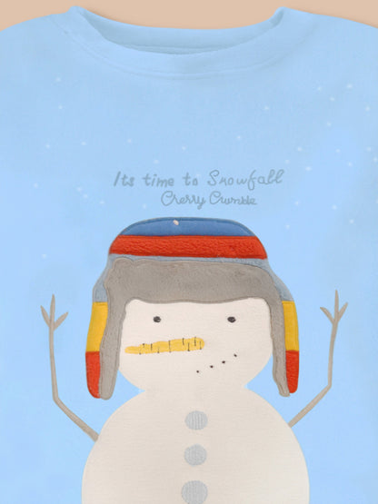 Frosty Fun Nightsuit Mint