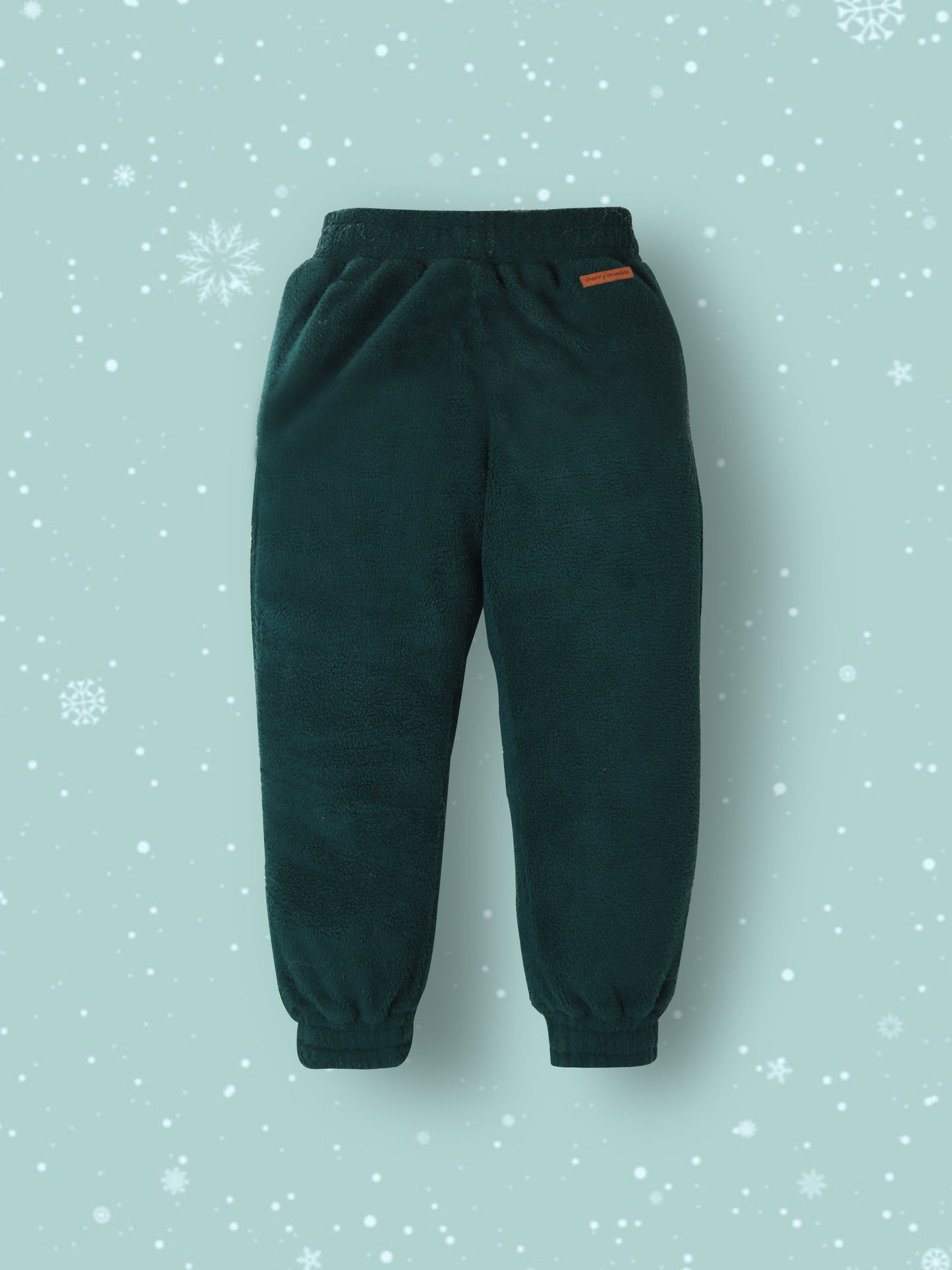 Cherry Crumble Comfy Dark Green Nightsuit