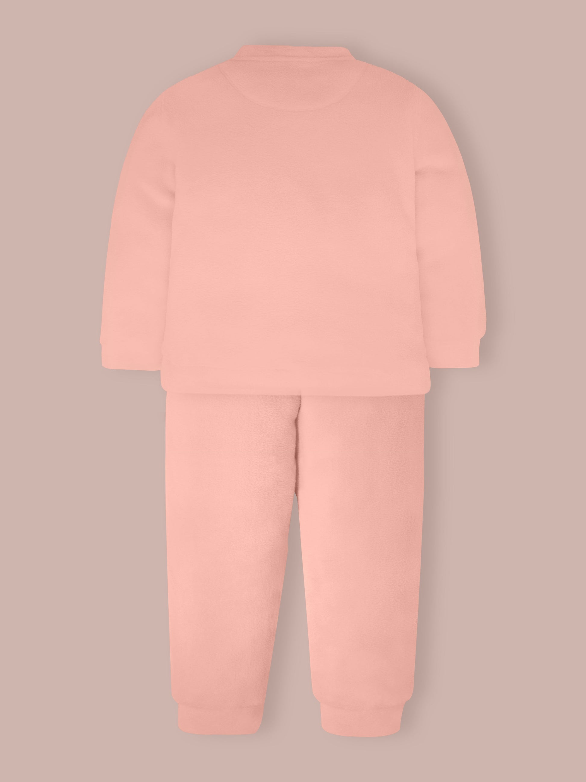 Unisex Soft Peach Sweatshirt Set