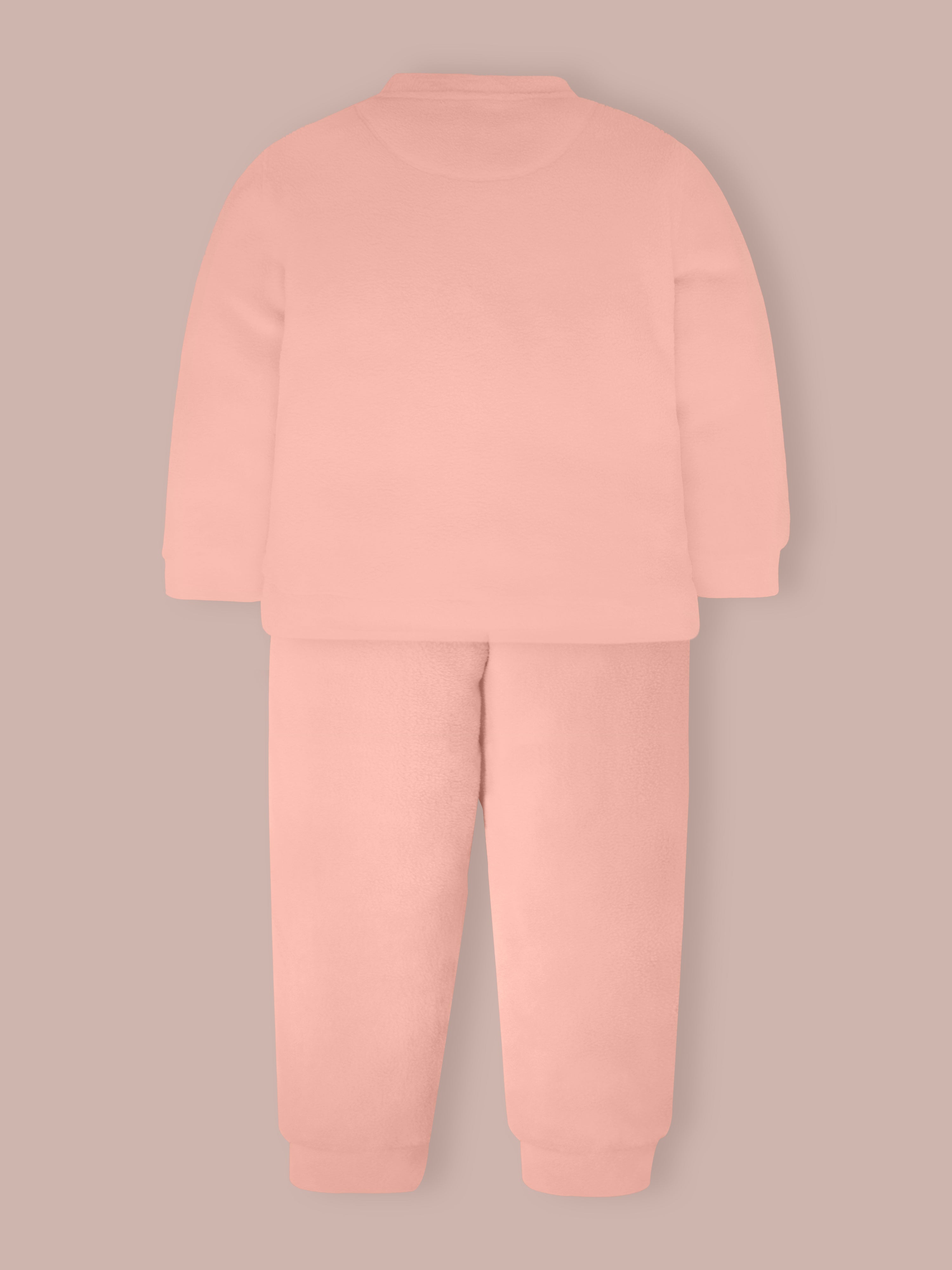 Unisex Soft Peach Sweatshirt Set