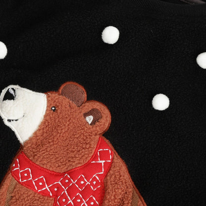 Cherry Crumble Winter Joy Black Nightsuit