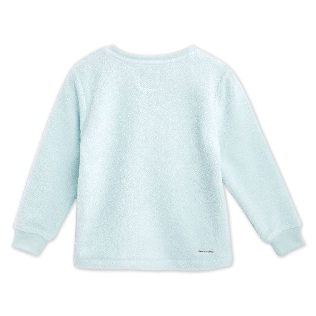 Cherry Crumble Sky Blue Applique Lovely Classic Nightsuit