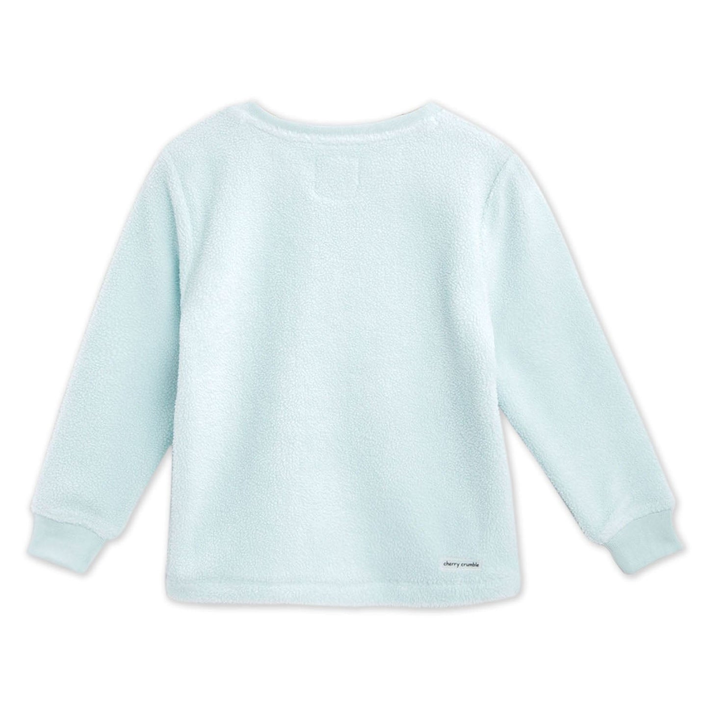 Cherry Crumble Sky Blue Applique Lovely Classic Nightsuit